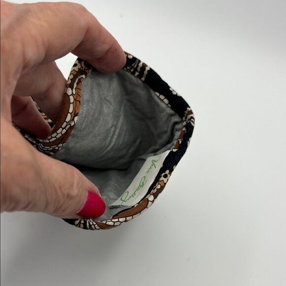 Vera Bradley Cafe Latte Travel/Storage Curling Iron Bag - Picture 2 of 4